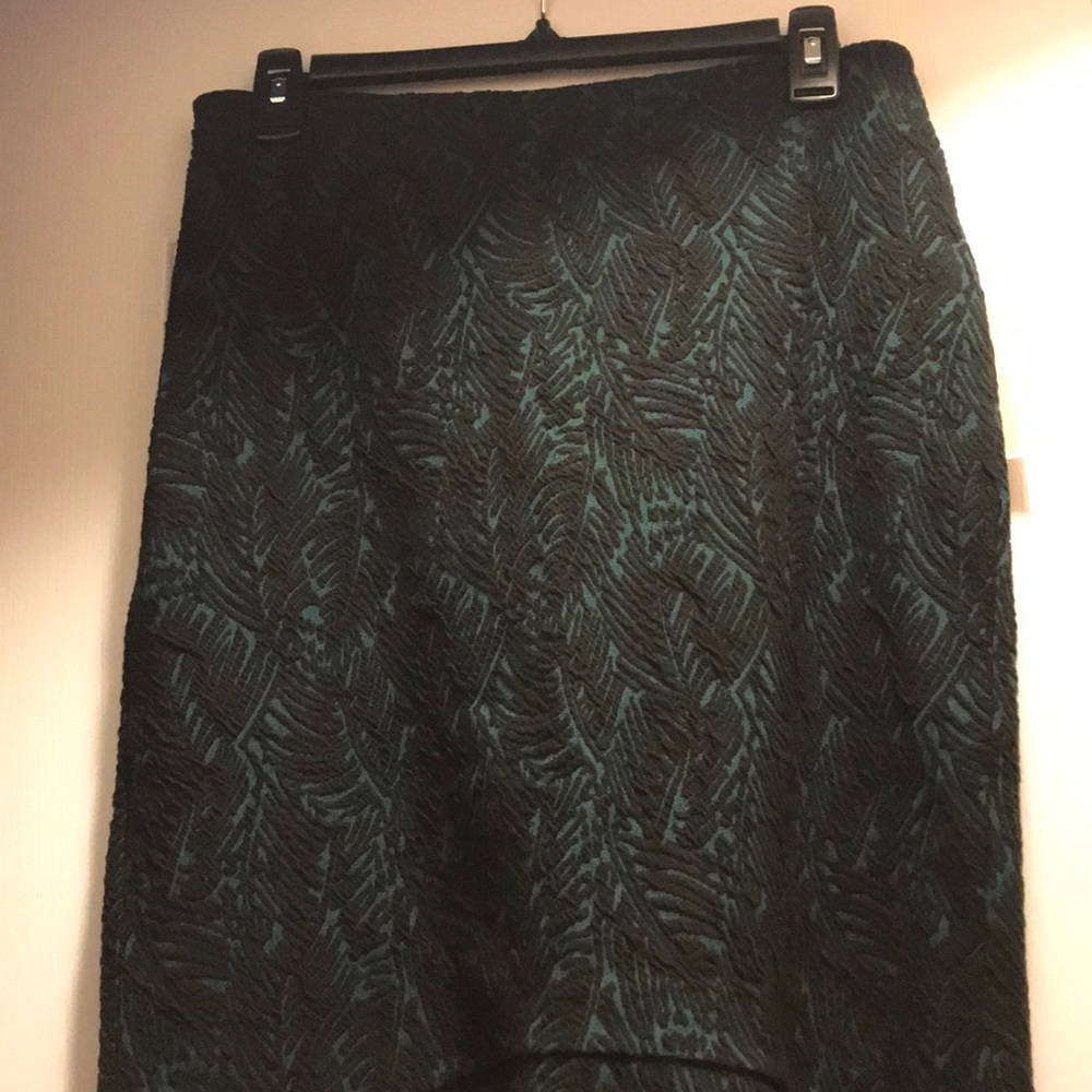 Michael Kors Green and Black Skirt